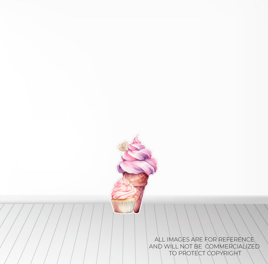 Cono de Helado en Foamboard