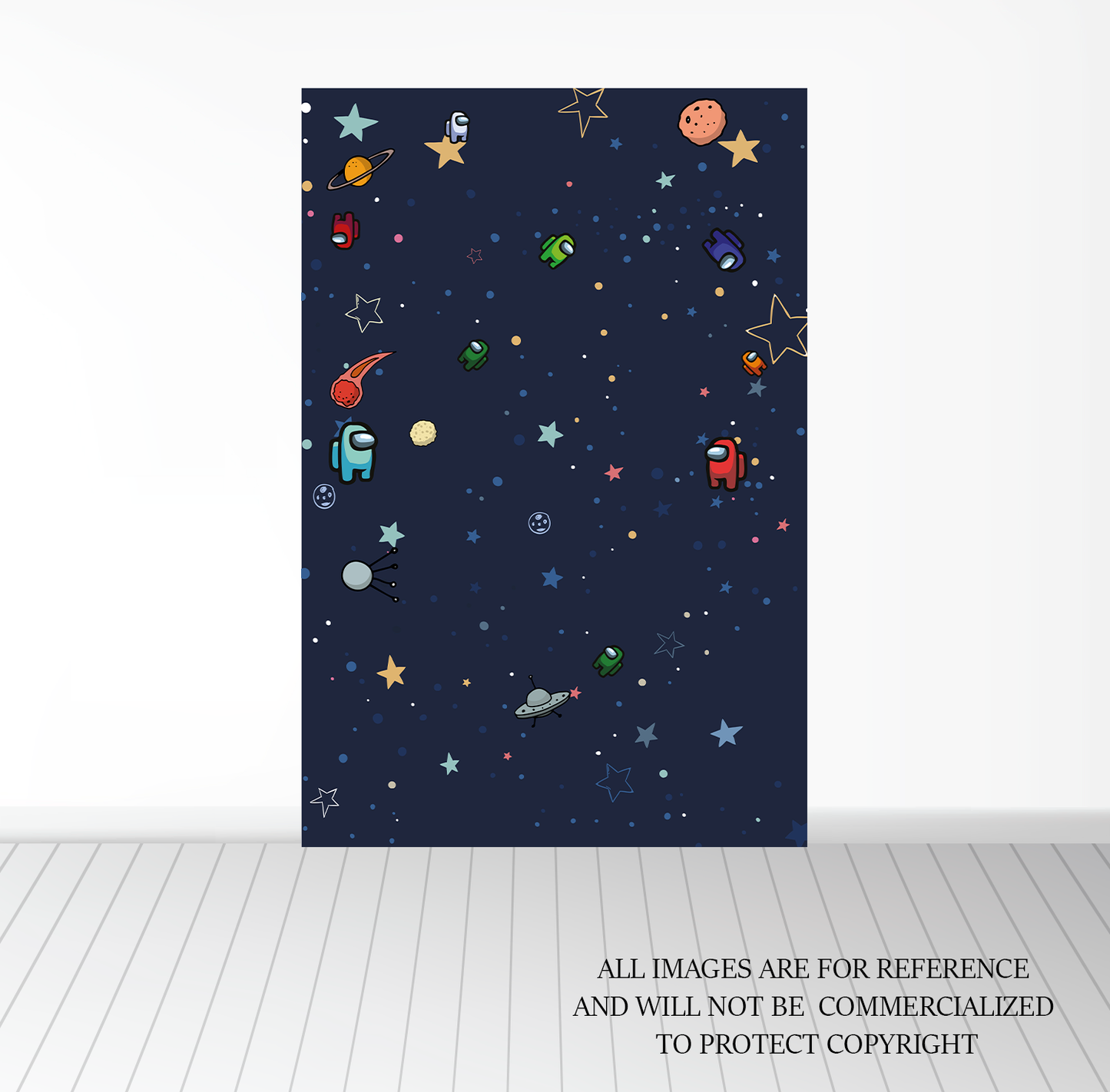 Banner de fondo - Astronautas