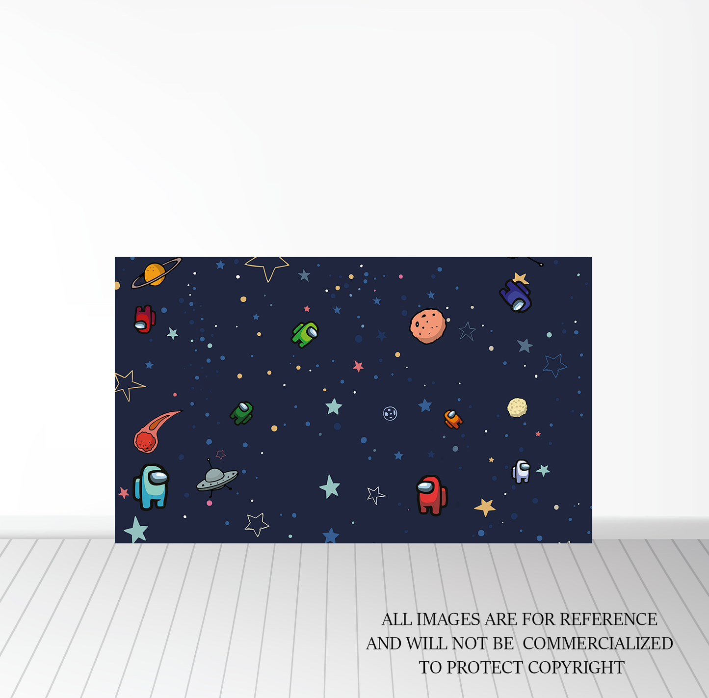 Banner de fondo - Astronautas