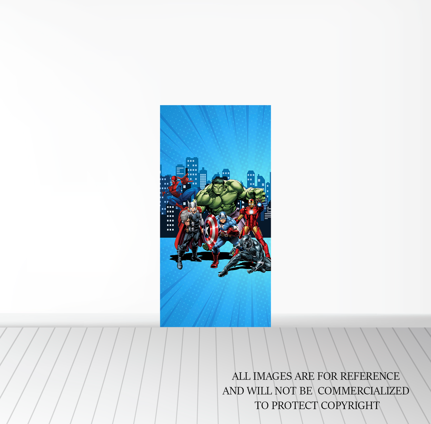 Banner de fondo - Superheroes