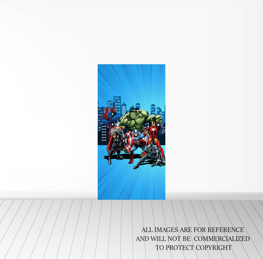 Background Banner - Superheroes