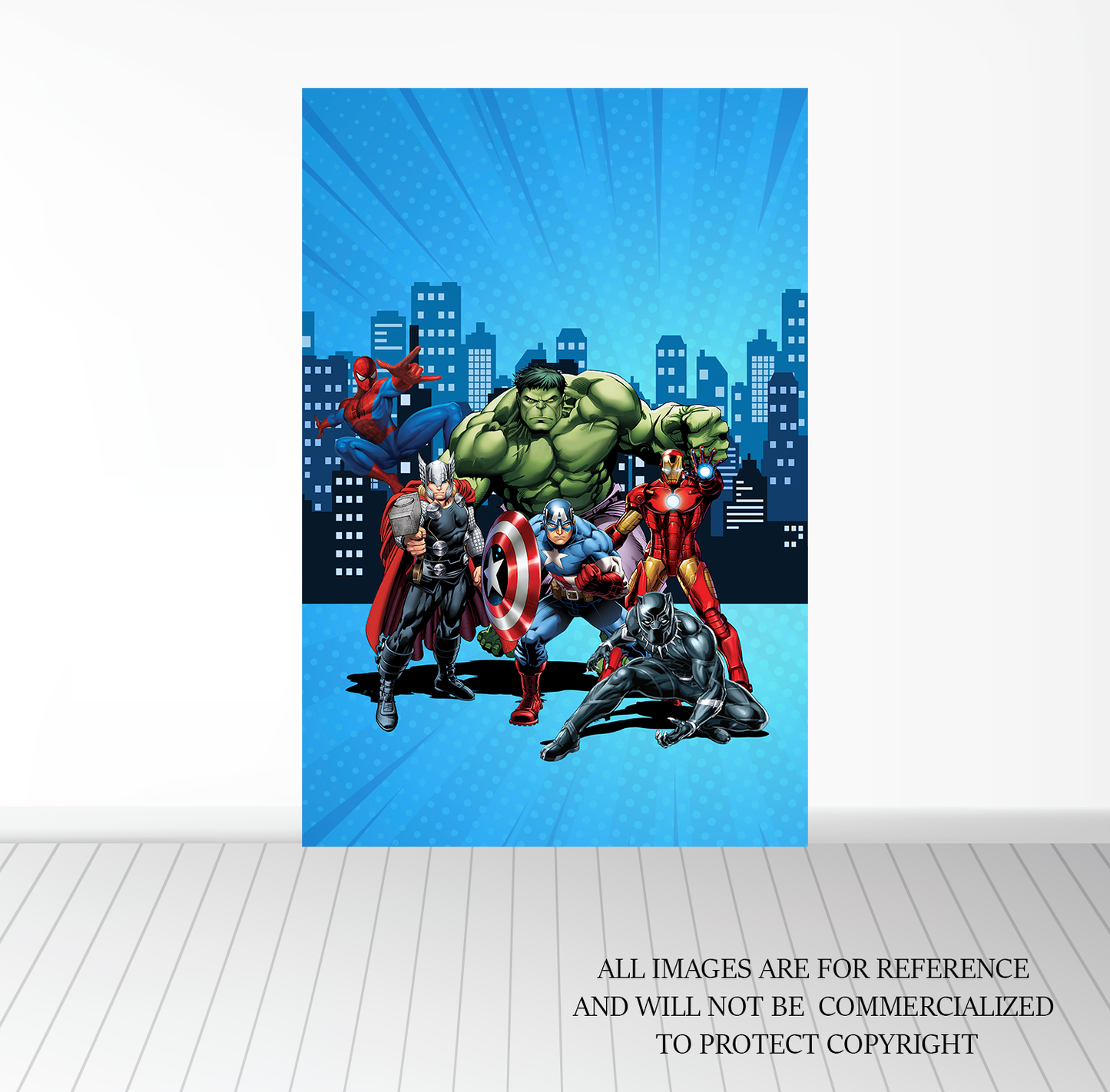 Banner de fondo - Superheroes