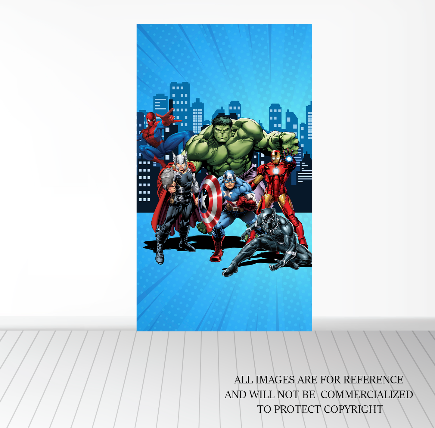 Banner de fondo - Superheroes