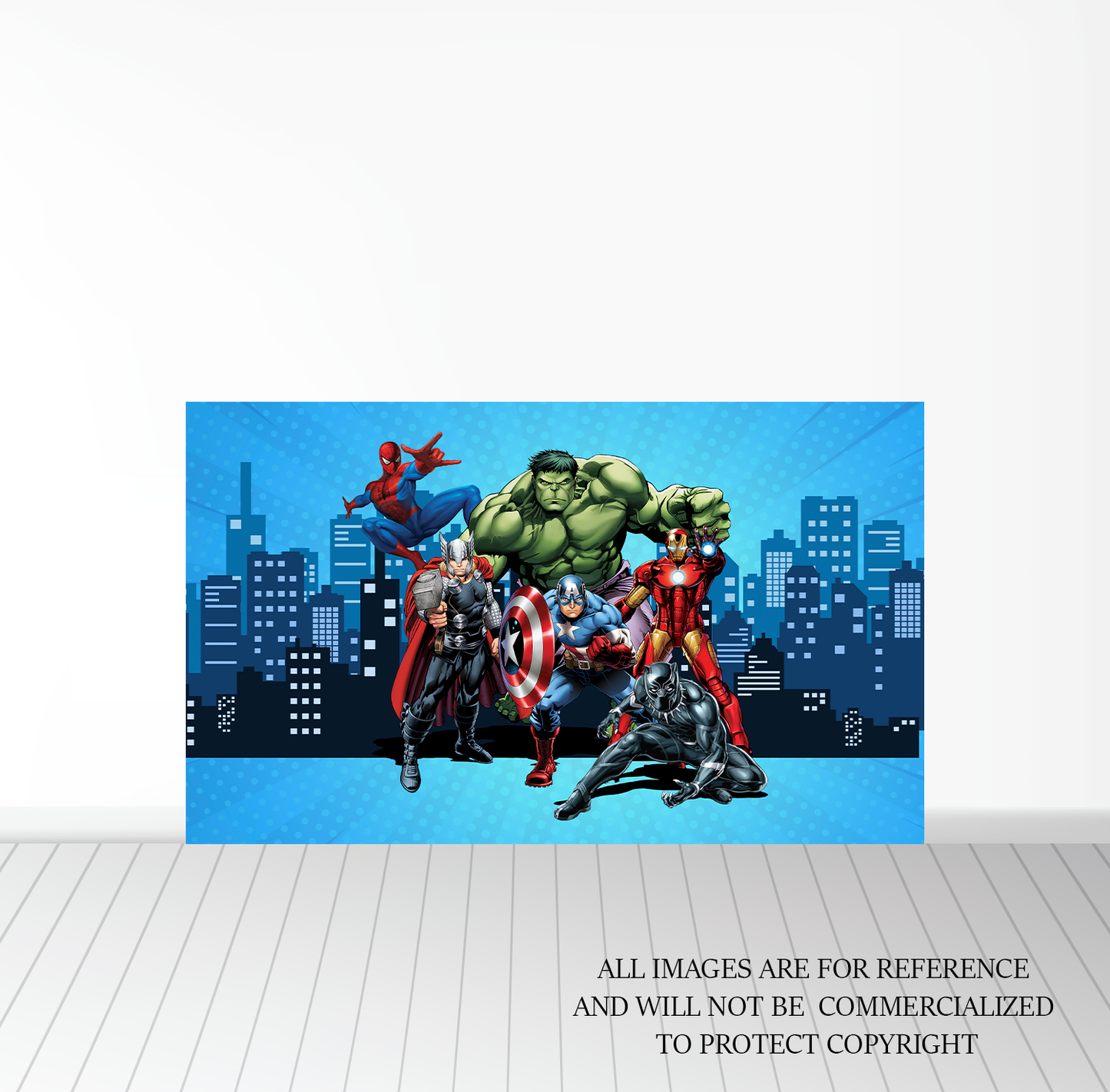 Banner de fondo - Superheroes
