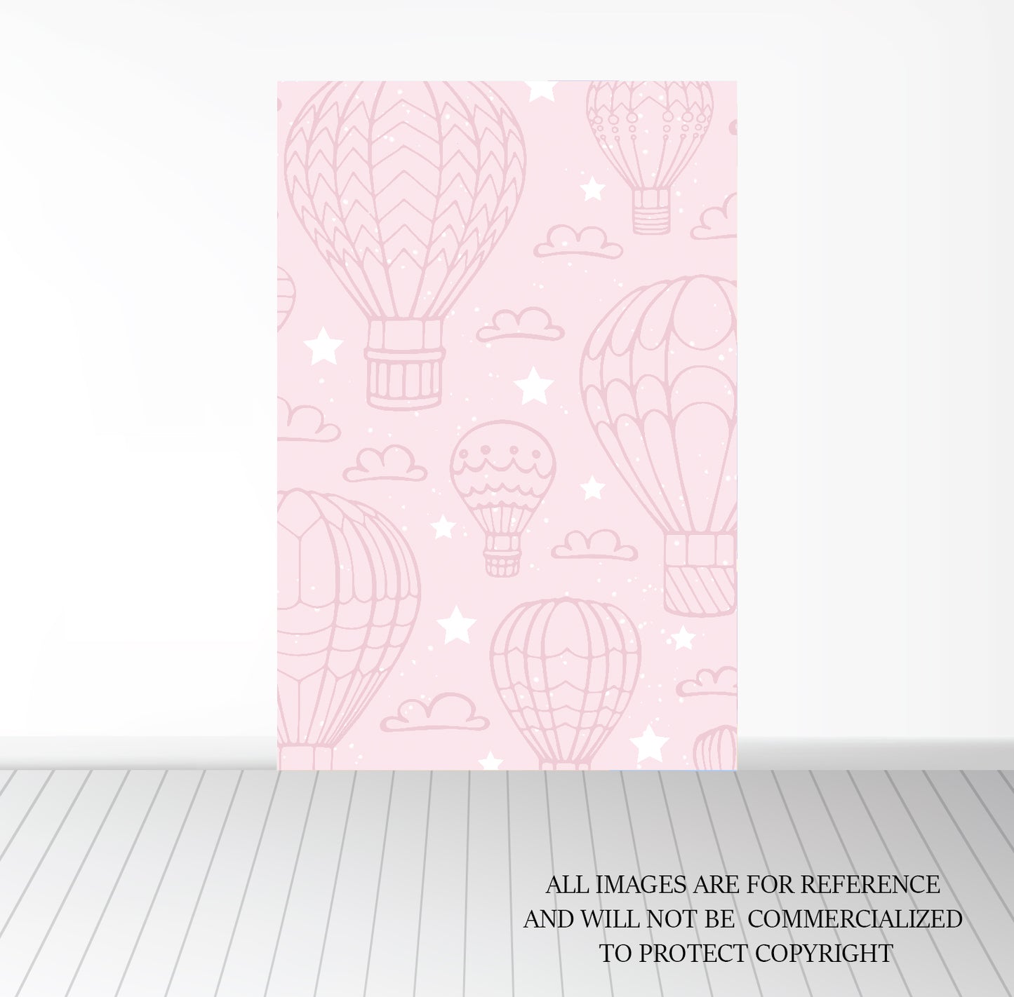 Background Banner - Hot Air Balloon