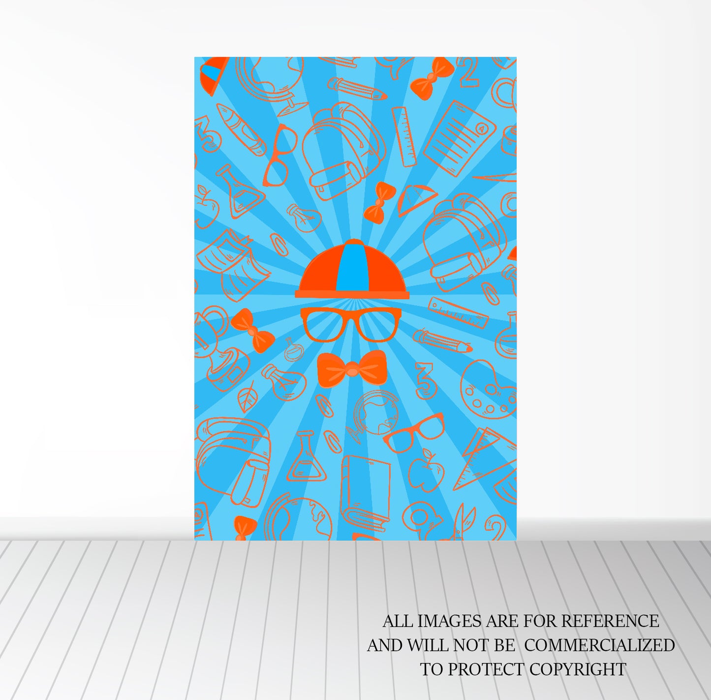 Background banner - Character with glasses