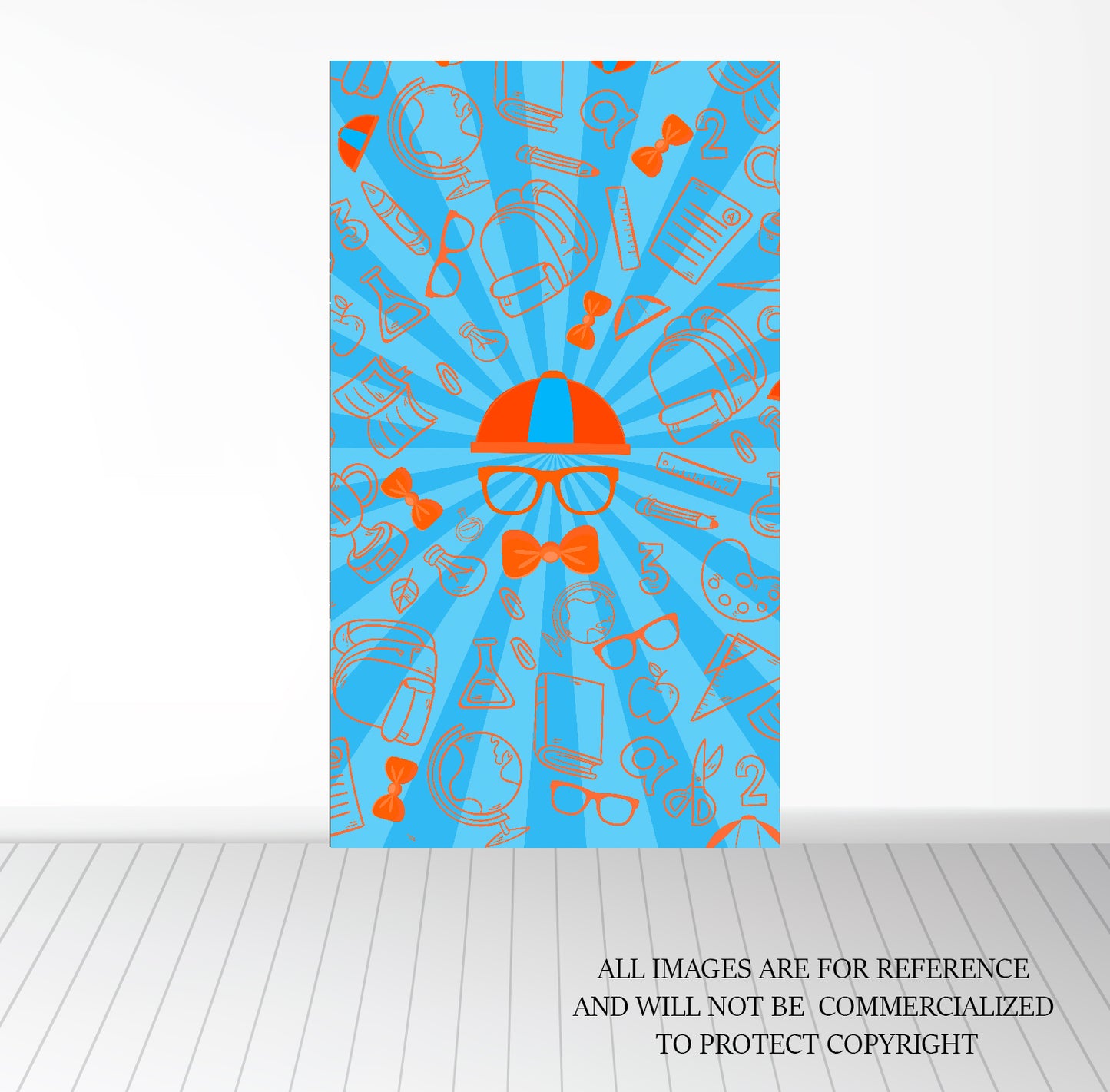 Background banner - Character with glasses