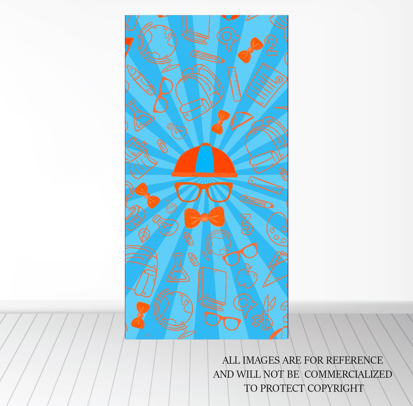 Background banner - Character with glasses