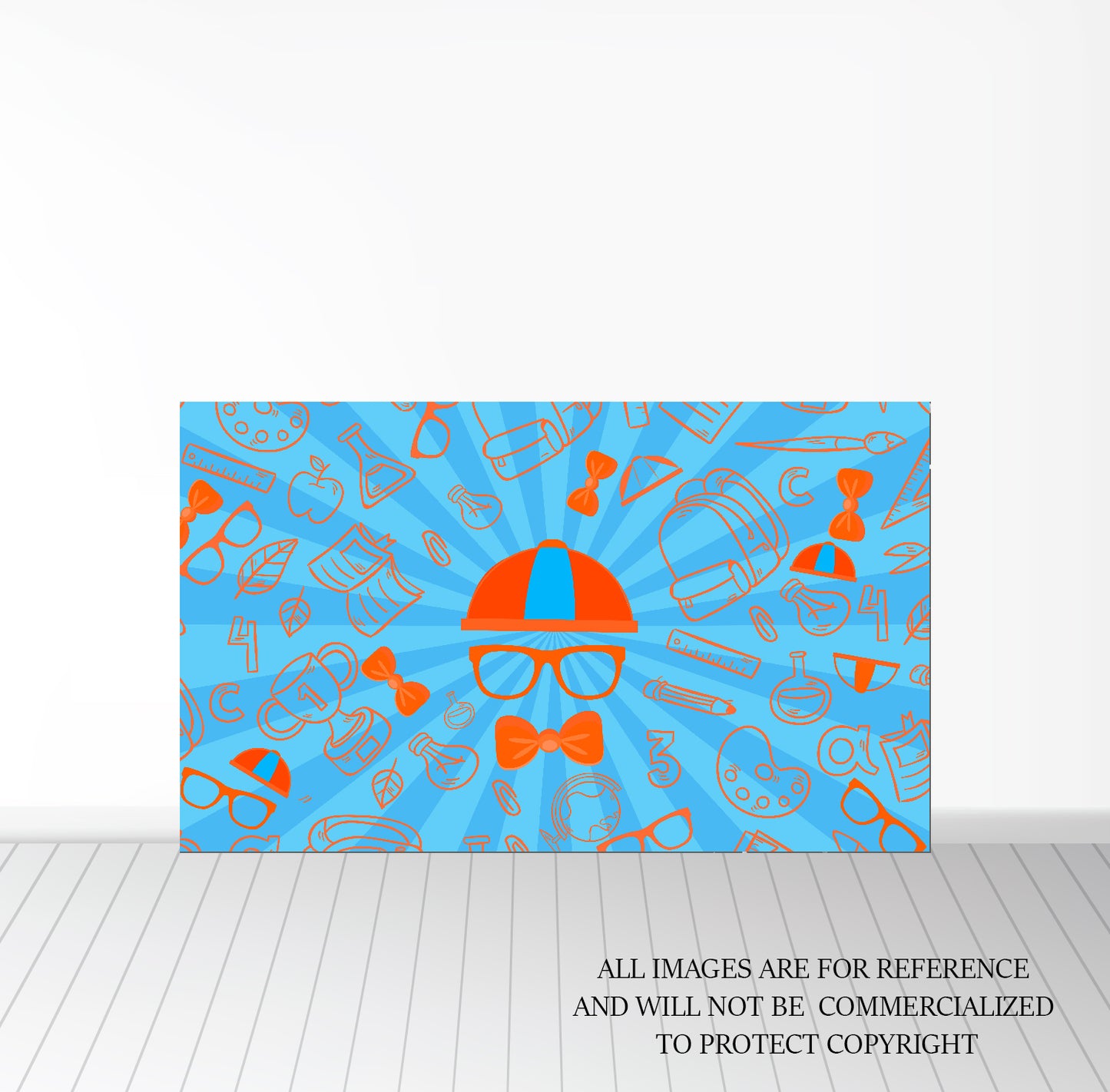 Background banner - Character with glasses