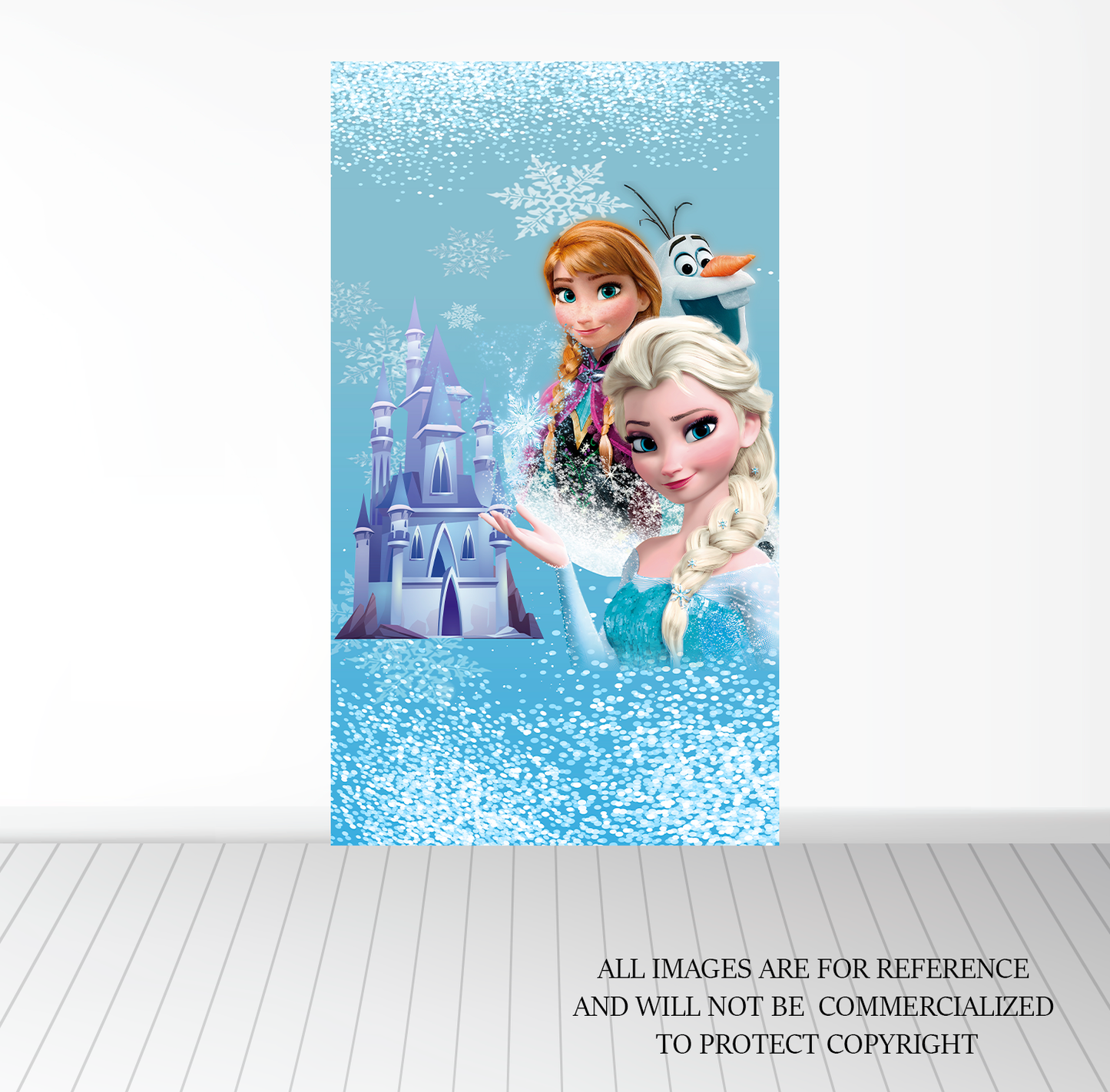 Background Banner - Snow Girl Character