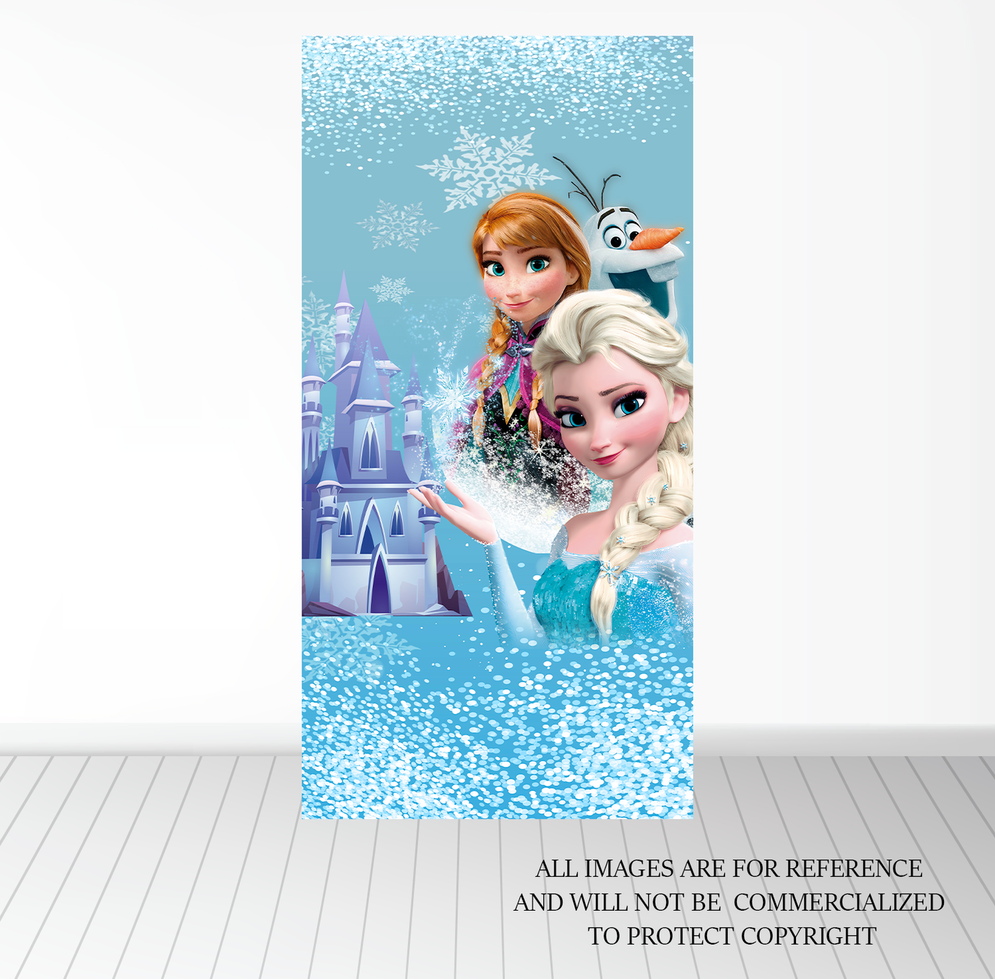 Background Banner - Snow Girl Character