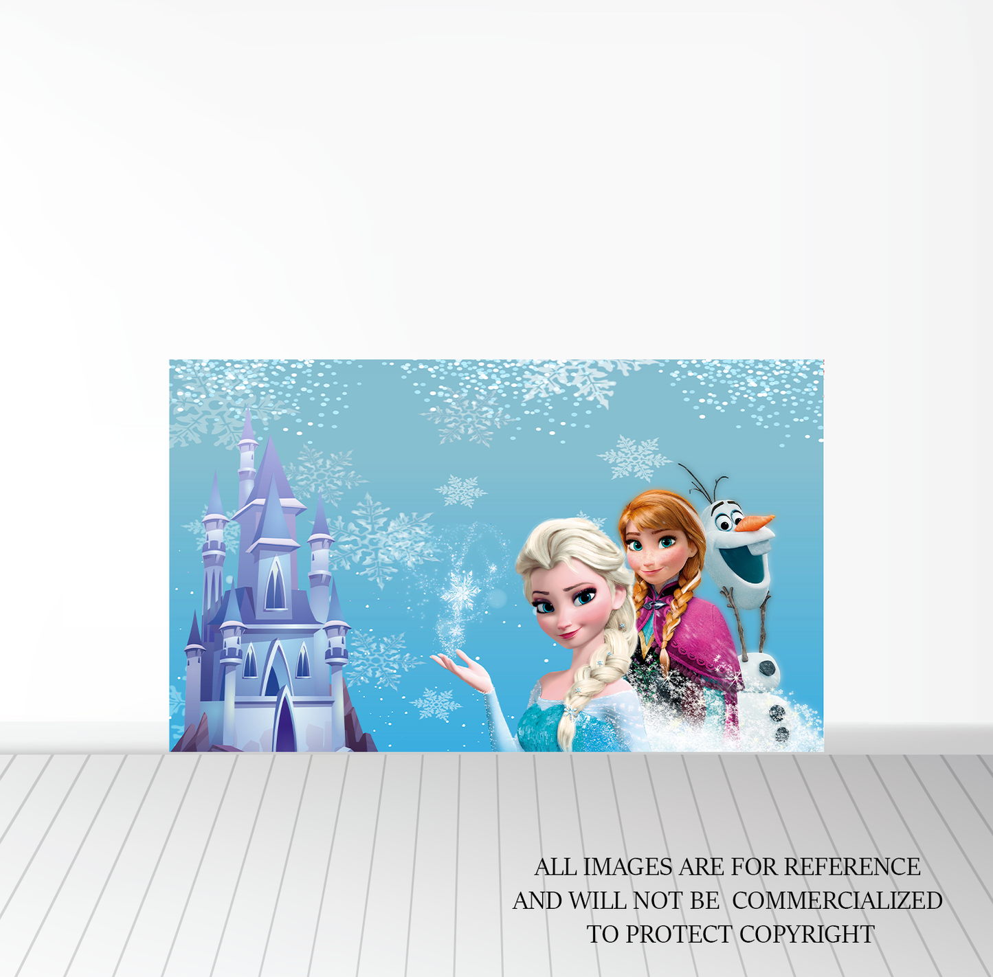 Background Banner - Snow Girl Character