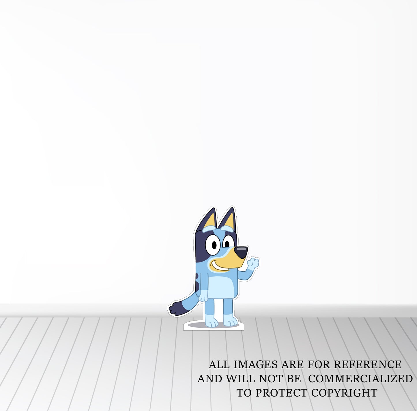 Blue Dog on Foamboard