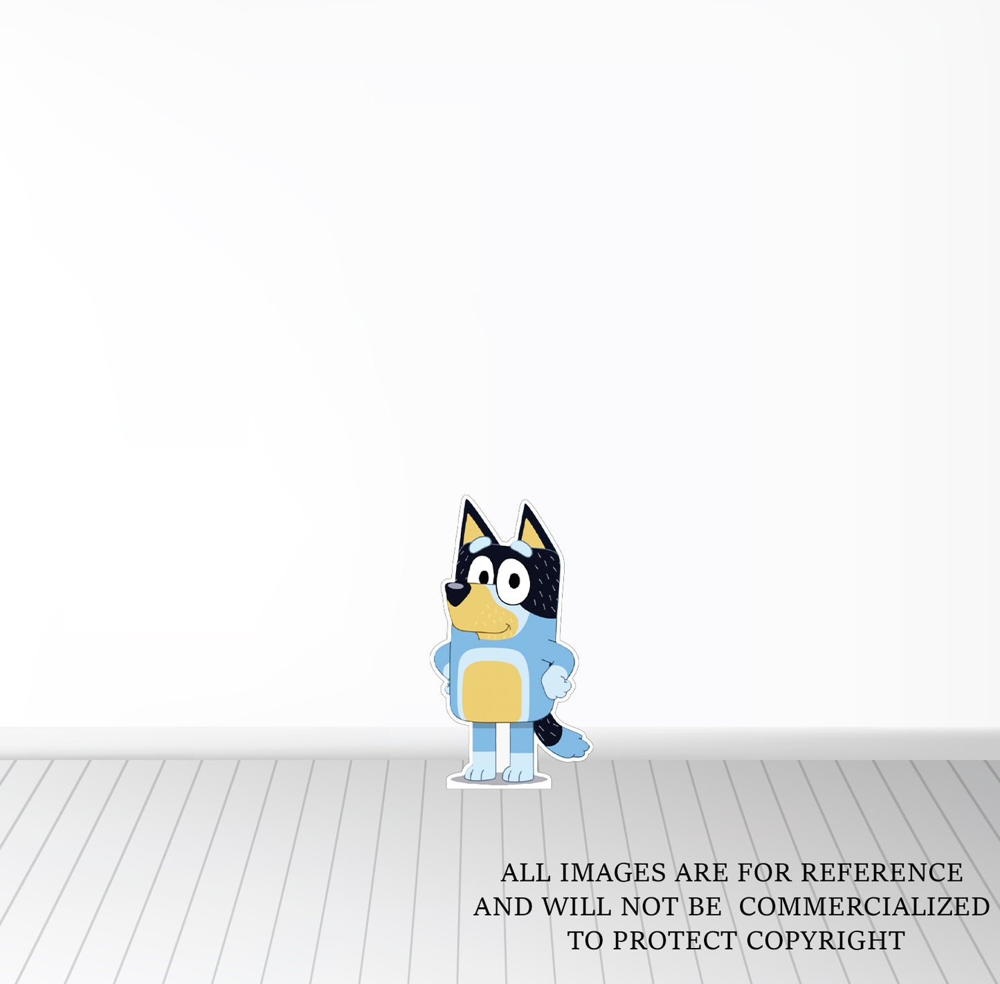 Perrito azul en Foamboard