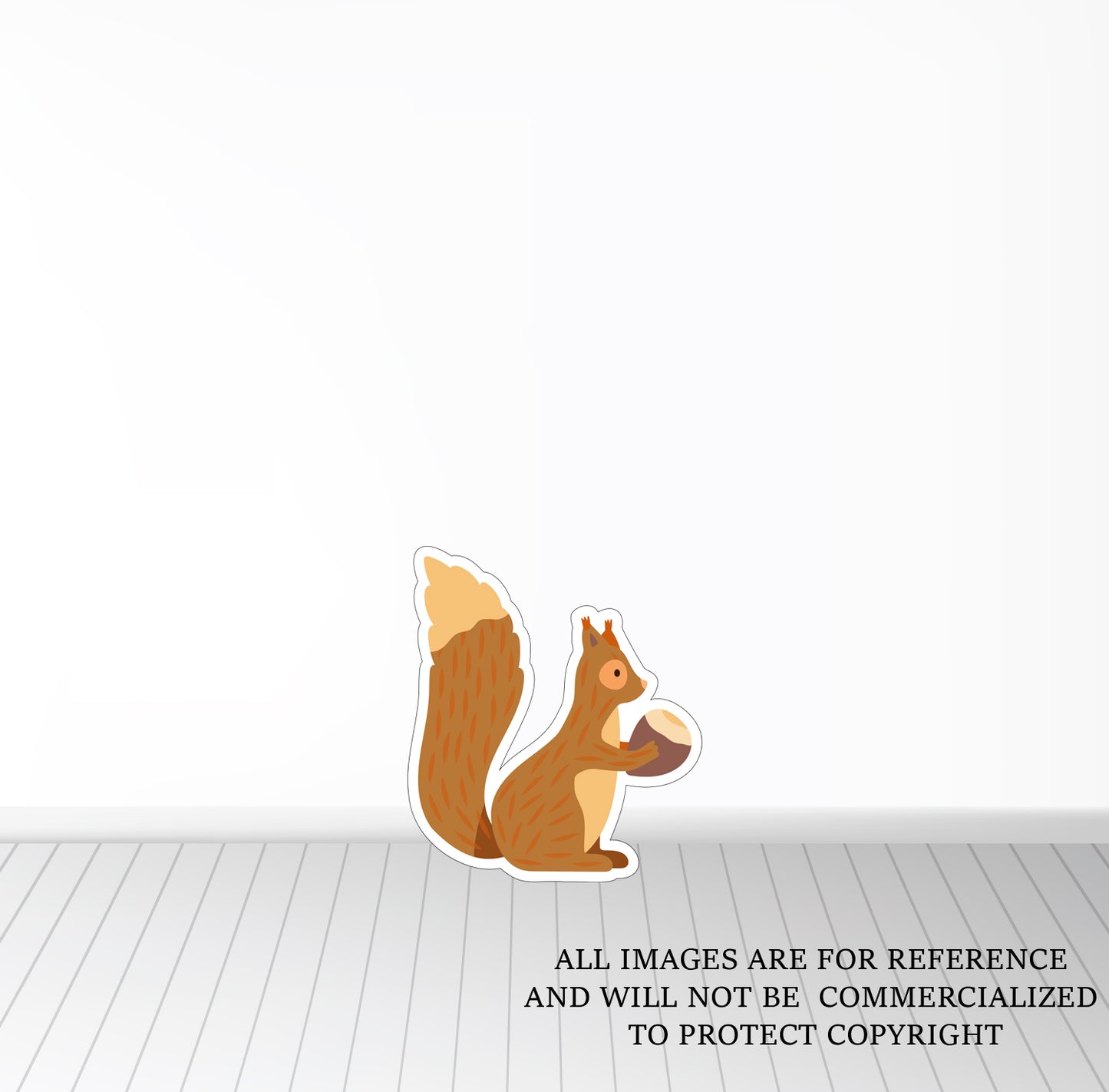 Squirrel on Foamboard