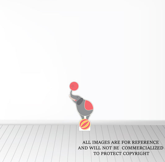 Circus Elephant on Foamboard