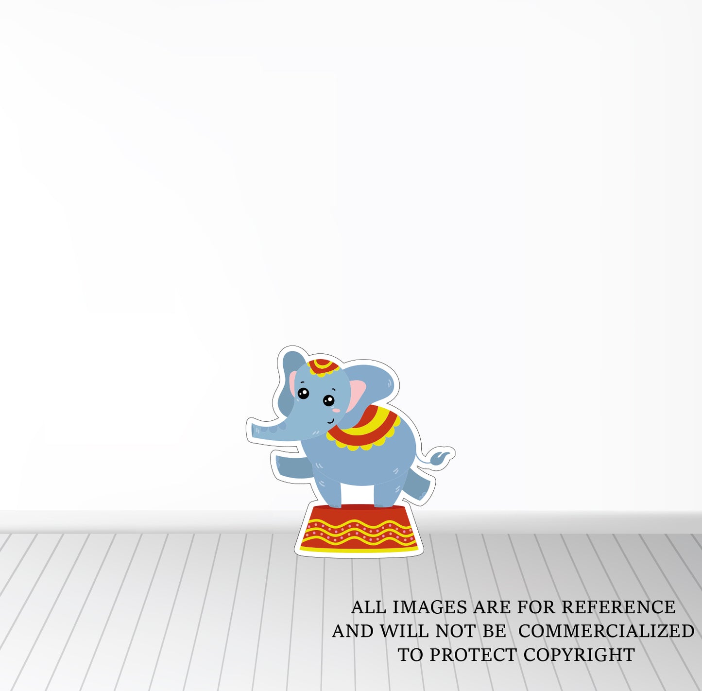 Circus Elephant on Foamboard