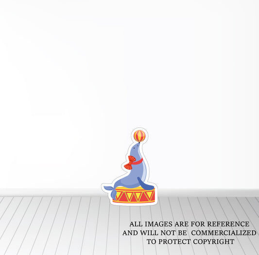 Circus Seal on Foamboard