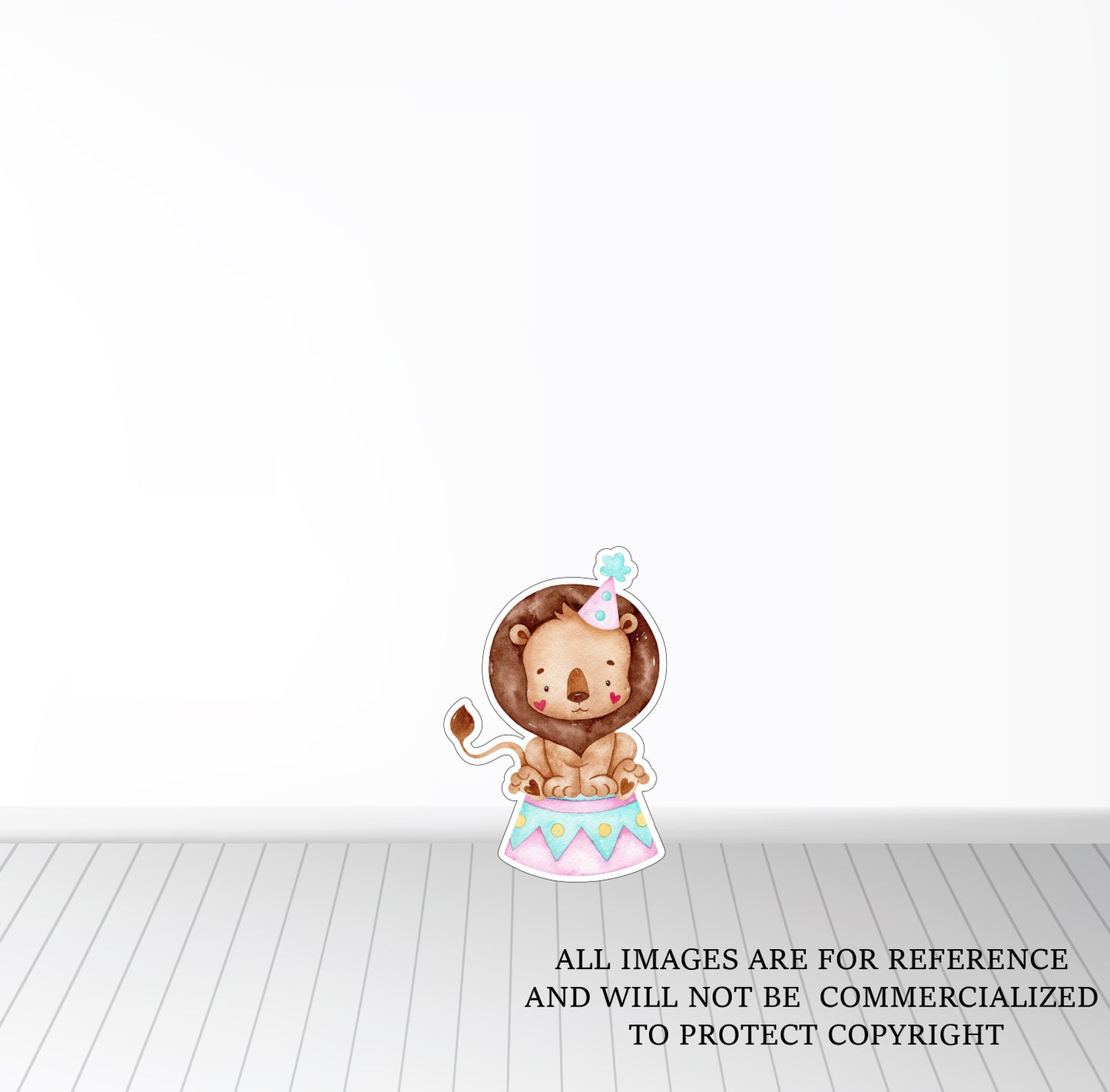 León circo en Foamboard