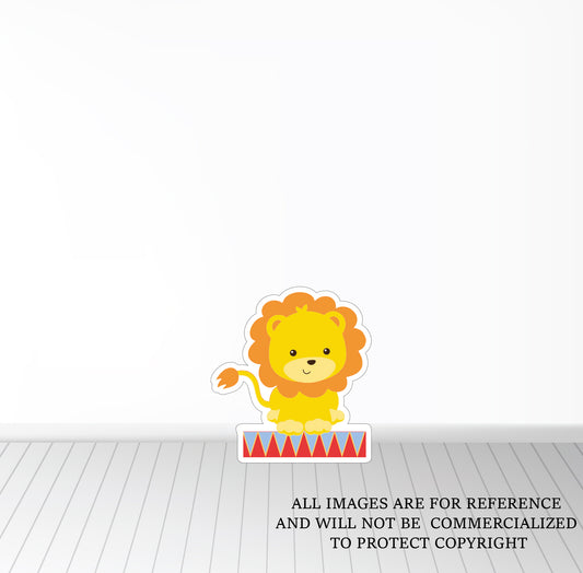 Circus Lion on Foamboard