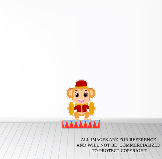 Circus Monkey on Foamboard