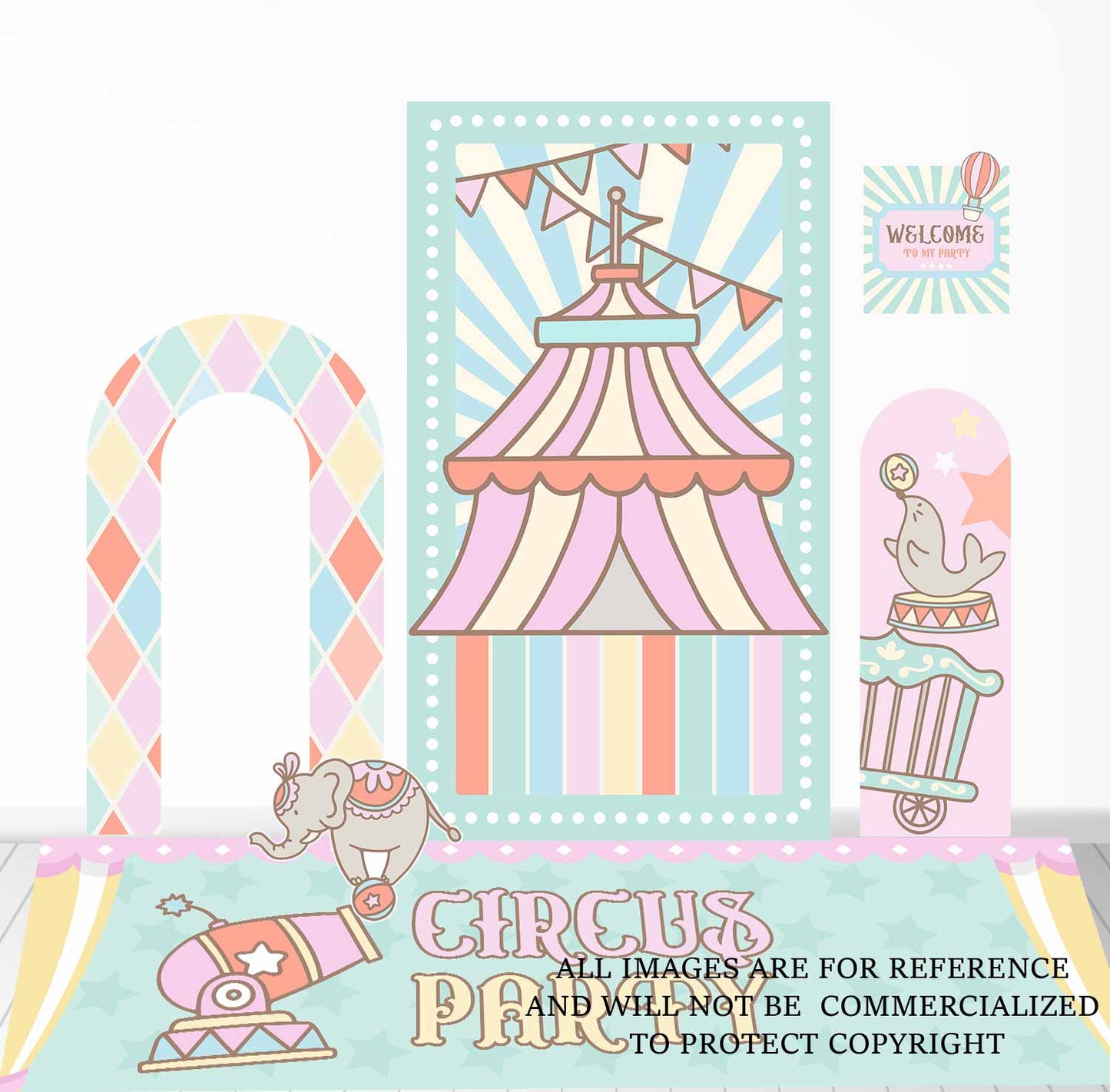 Pack Foamboard / Banner Circo