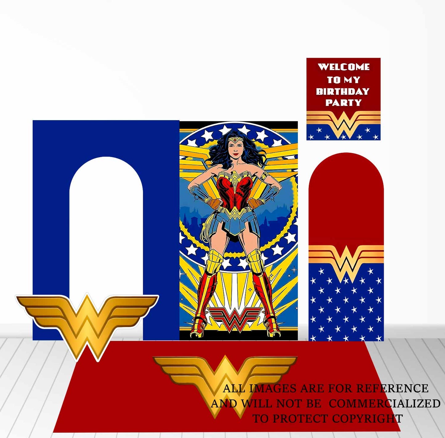 Pack Foamboard / Banner Superheroe