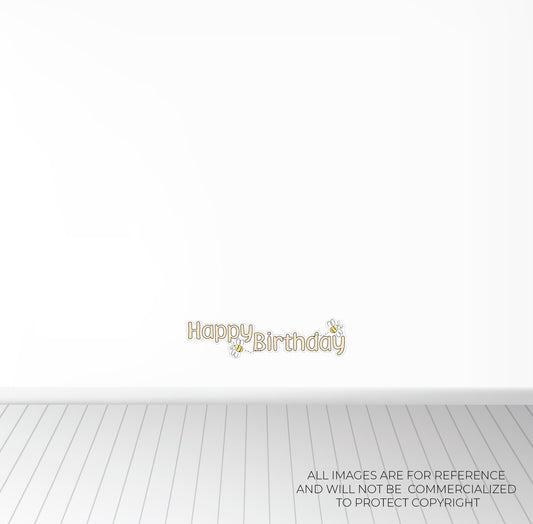 Happy Birthday en Foamboard