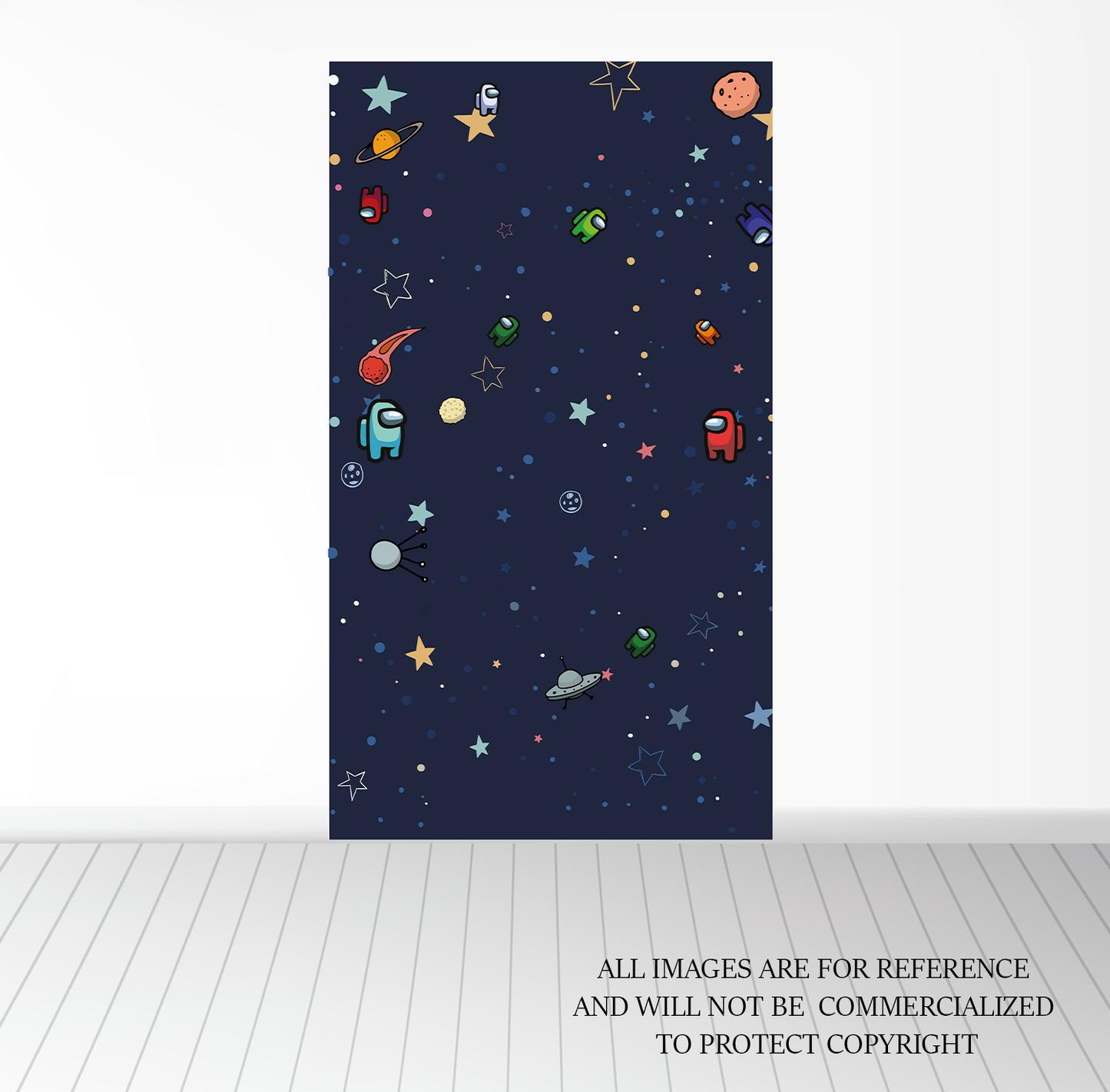 Banner de fondo - Astronautas