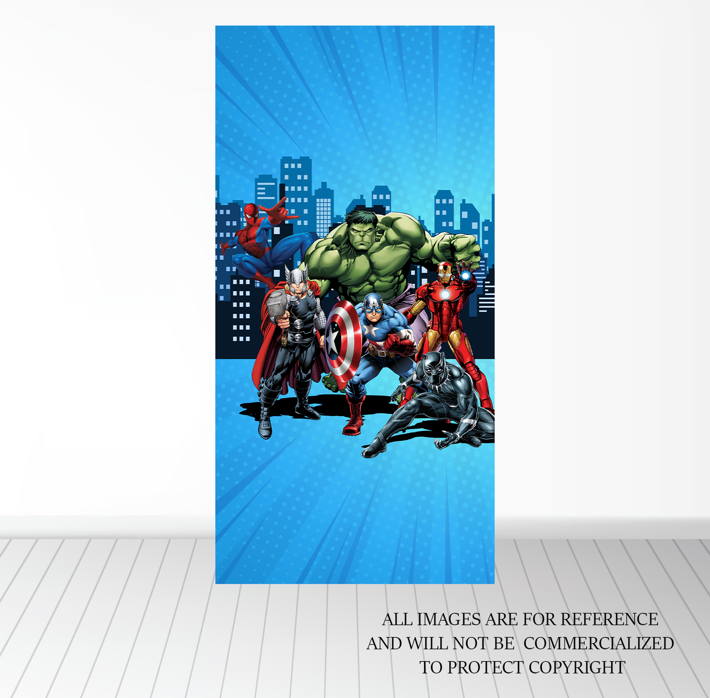 Background Banner - Superheroes