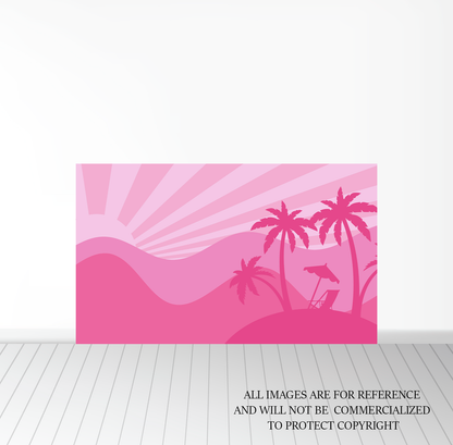 Background Banner - Palm Trees