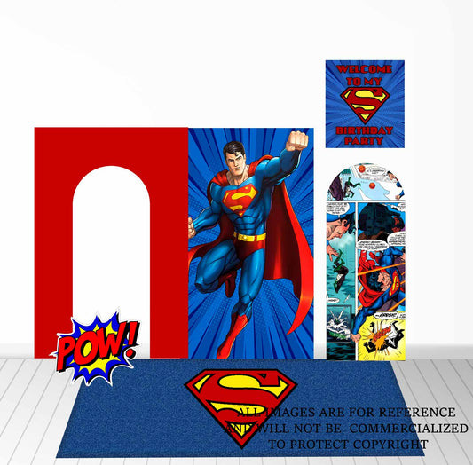 Pack Foamboard / Banner Superheroe