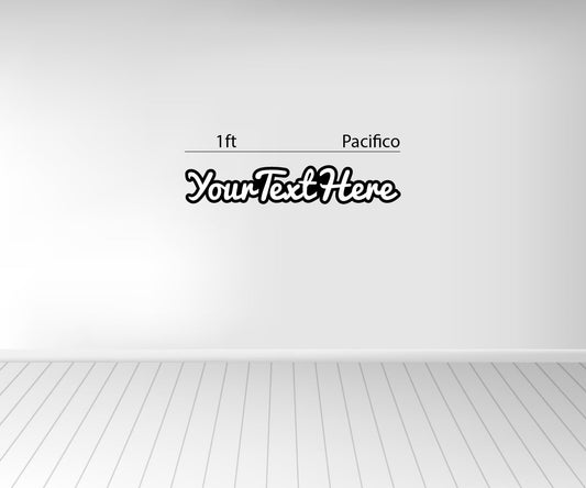 Texto Decorativo en Foamboard Blanco